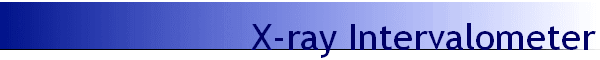     X-ray Intervalometer